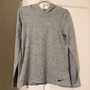 Nike Dri-FIT Heathered Gray Hoodie